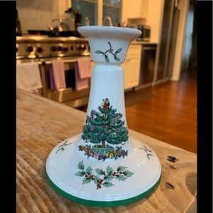 SPODE CHRISTMAS TREE Candle Stick Holder